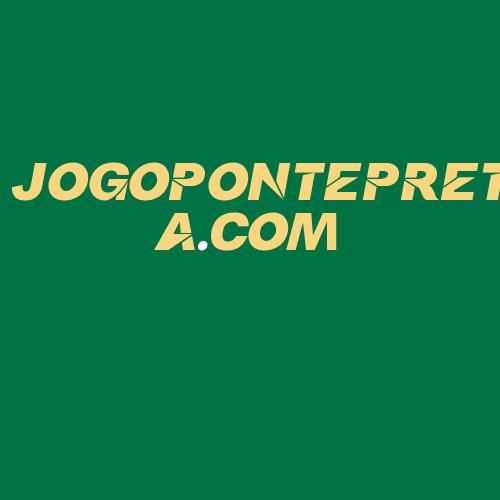 Logo da JOGOPONTEPRETA